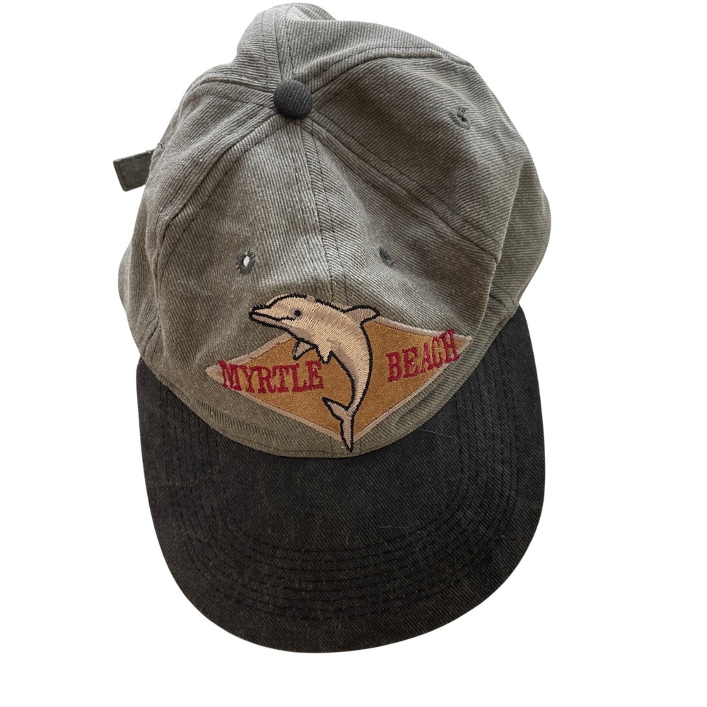 Myrtle Beach Dolphin Baseball Cap - Vintage‎ Souvenir Travel Hat